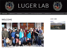 Tablet Screenshot of lugerlab.org